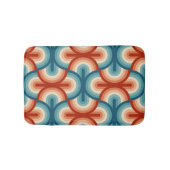 Retro Summer Rainbow Strips Muster Badematte (Vorderseite)