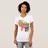 Retro Summer Rainbow Tote Bag T-Shirt (Vorne ganz)