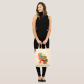 Retro Summer Rainbow Tote Bag Tragetasche (Vorderseite (Model))