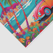 Retro Summer Ride Seidenpapier (Ausschnitt)