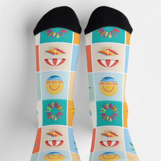 Retro Summer Socken (Oben)