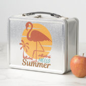 Retro Summer T - Shirt 70er- 90er Metall Brotdose (Beispiel)