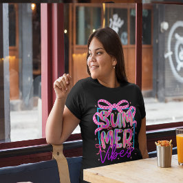 Retro Summer Vibes Coquette Große Größe T-Shirt