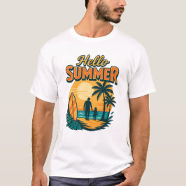 Retro Summer Vibes - Das Leben am Strand ist besse T-Shirt