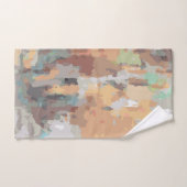 Retro Summer vibes staubige orange,taub,erthy Badhandtuch Set (Handtuch)