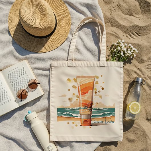 Retro Summer Vibes Tote Bag Tragetasche