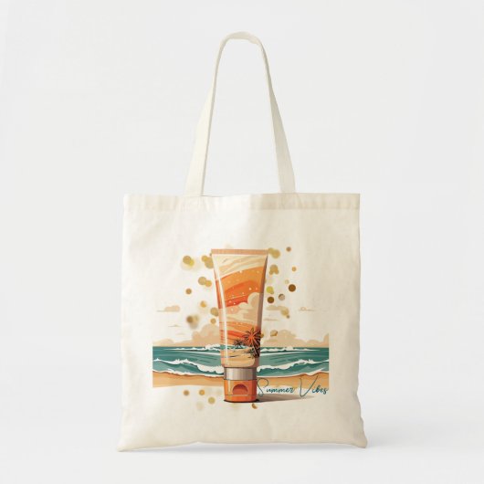 Retro Summer Vibes Tote Bag Tragetasche (Vorne)