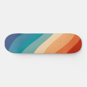Retro Summer Wave #1 Skateboard (Horizontal)