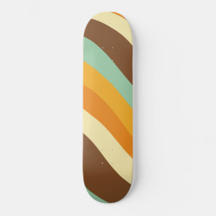 Retro Summer Wave #9 #minimum #decor #art Skateboard