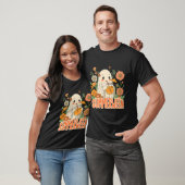 Retro Summerween Ghost Boho Bloral Sommer Hallowee T-Shirt (Unisex)