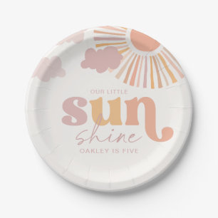 Retro Sun Birthday Party Teller