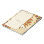Retro Sun | Daily Notes and Checklist Notepad Notizblock (Rotiert)