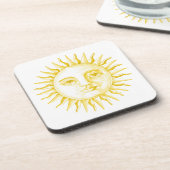 Retro Sun Getränkeuntersetzer (Linke Seite)