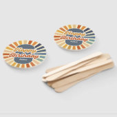 Retro Sun Groovy Wave Happy Birthday Fächer (Non-assembled)