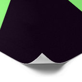 Retro Sun Mid Century Abstract Art Poster (Ecke)