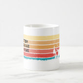 Retro Sun Miniature Schnauzer Ihre Nachricht hinzu Kaffeetasse (Mittel)