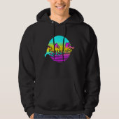Retro Sun Tricks Stuntscooter-Roller Hoodie (Vorderseite)