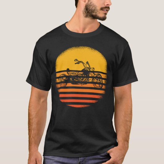 Retro Sun Trike Driving T-Shirt (Vorderseite)