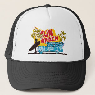 Retro Sun u. Brandung Truckerkappe