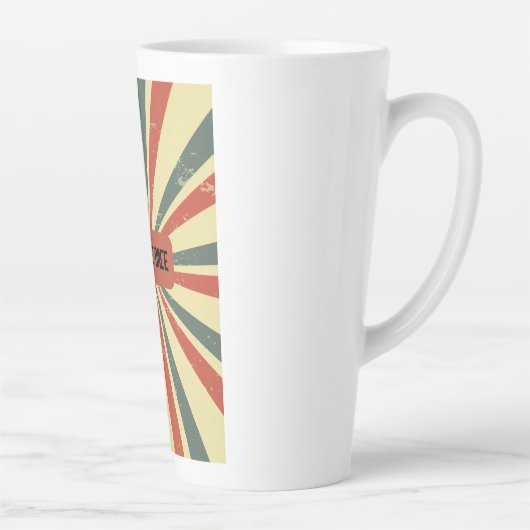 Retro Sunburst Memory | Wiederbelebung verblichene Milchtasse (Rechts)