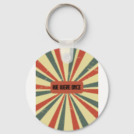 Retro Sunburst Memory | Wiederbelebung verblichene Schlüsselanhänger