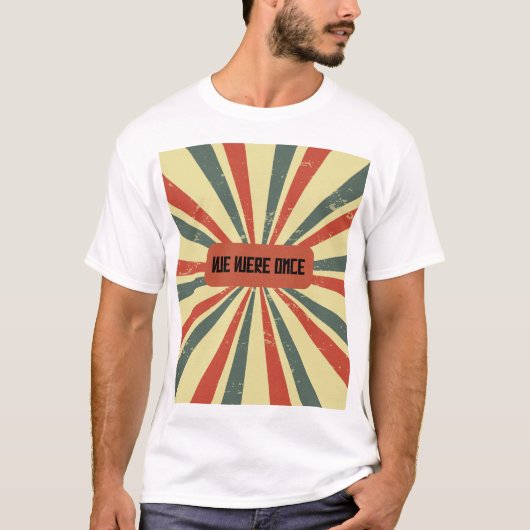 Retro Sunburst Memory | Wiederbelebung verblichene T-Shirt (Vorderseite)
