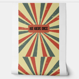 Retro Sunburst Memory | Wiederbelebung verblichene Tapete