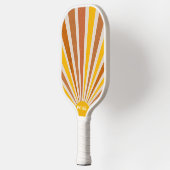 Retro Sunburst Pickleball Schläger (Links)