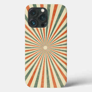 Retro Sunburst Spirale Vintage Gestaltung Case-Mate iPhone Hülle