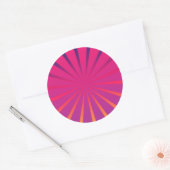 Retro Sunburst Sticker - Groovy and Funky Design (Umschlag)