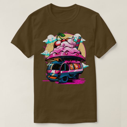 Retro Sunday Space Craft UAP T-Shirt (Design vorne)