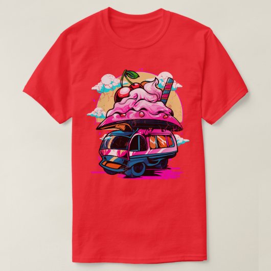 Retro Sunday Space Craft UAP T-Shirt (Design vorne)