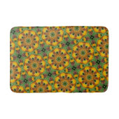 Retro Sunflower Bath Mat Badematte (Vorderseite)