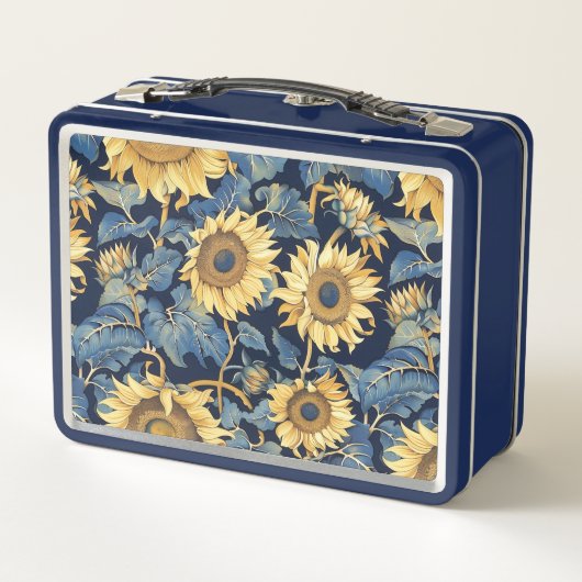 Retro Sunflower Lunchbox (Rückseite)