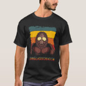Retro Sunglassquatquatch Funny Optician Bigfoot mi T-Shirt (Vorderseite)
