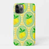 Retro Sunny Yellow Lemons Case-Mate iPhone Hülle (Rückseite)