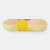 Retro Sunrise Glam #1 #wall #art Skateboard (Horizontal)