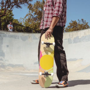 Retro Sunrise Glam #1 #wall #art Skateboard
