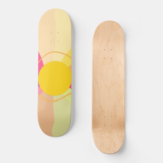 Retro Sunrise Glam #1 #wall #art Skateboard (Vorderseite)