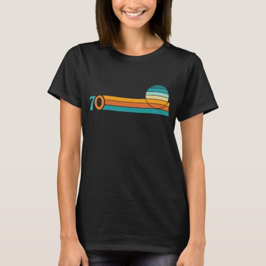 Retro Sunset 70 T-Shirt (Vorderseite)