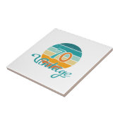 Retro Sunset 70 Vintag gestört Fliese (Seite)