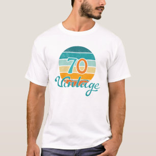 Retro Sunset 70 Vintag gestört T-Shirt