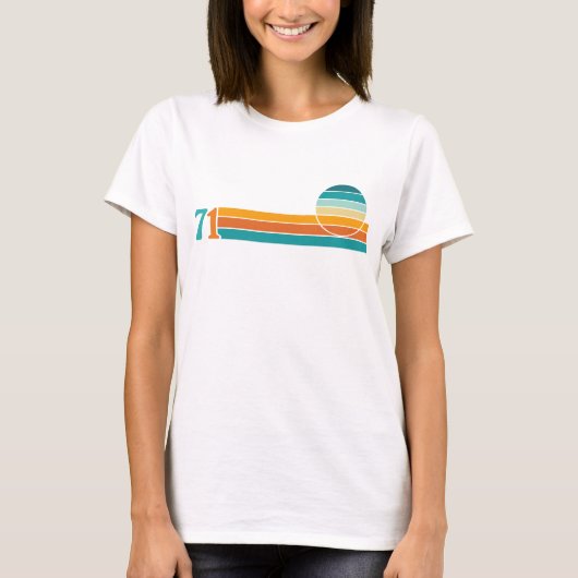 Retro Sunset 71 T-Shirt (Vorderseite)