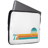 Retro Sunset 72 Laptopschutzhülle (Vorne Rechts)