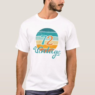 Retro Sunset 72 Vintag gestört T-Shirt