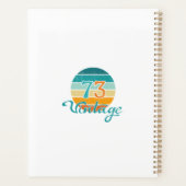 Retro Sunset 73 Vintag gestört Planer (Rückseite)