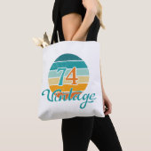 Retro Sunset 74 Vintag gestört Tasche (Von Nahem)