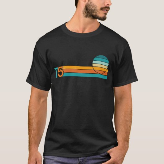 Retro Sunset 75 T-Shirt (Vorderseite)