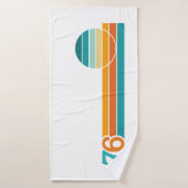 Retro Sunset 76 Badehandtuch (Badehandtuch)