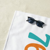 Retro Sunset 76 Strandtuch (Beispiel)